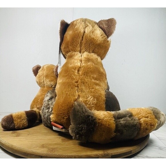 Birth of Life Red Panda Plush Stuff Animal Mom And Baby 10” - Picture 3 of 9